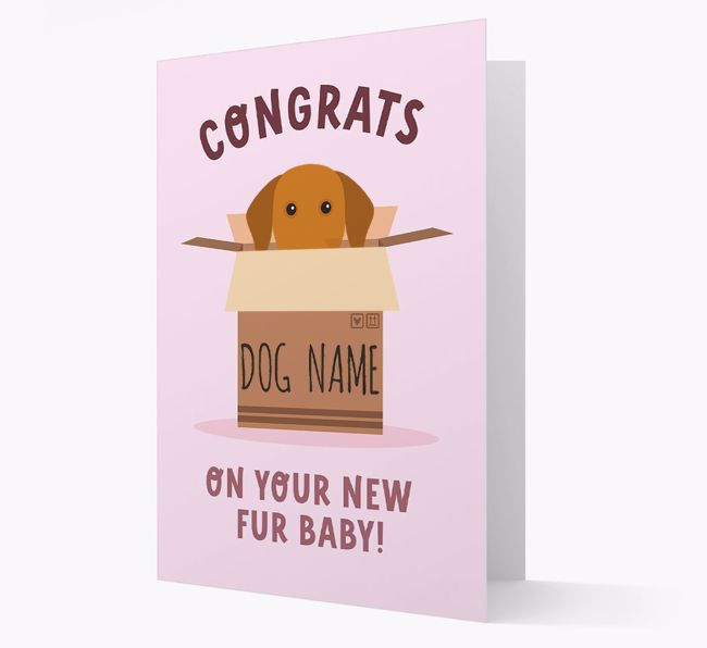 Congrats On Your New Fur Baby: Personalized {breedFullName} Card